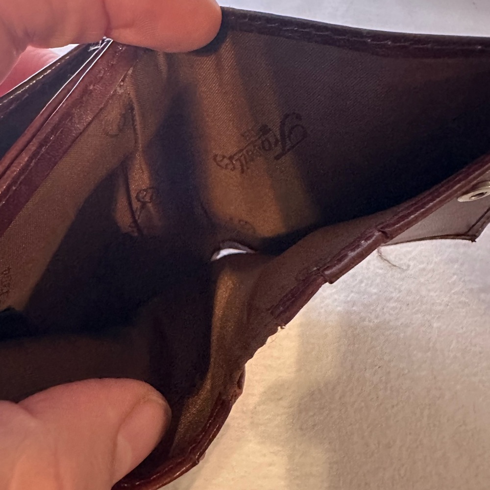Fossil Rich Brown Leather Wallet - Picture 7 of 11